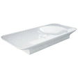 RAK Valet Right-Hand Wall Hung Basin, Alpine Gloss White fienza