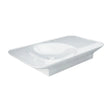 RAK Valet Left-Hand Wall Hung Basin, Alpine Gloss White fienza