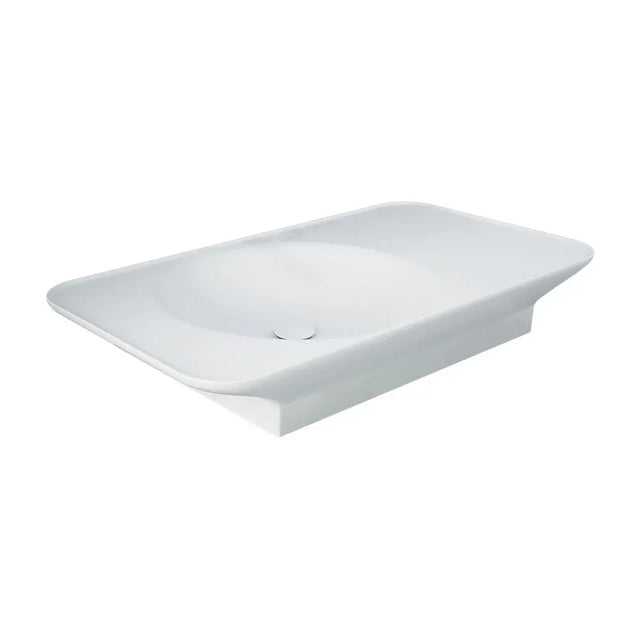 RAK Valet Left-Hand Wall Hung Basin, Matte White fienza