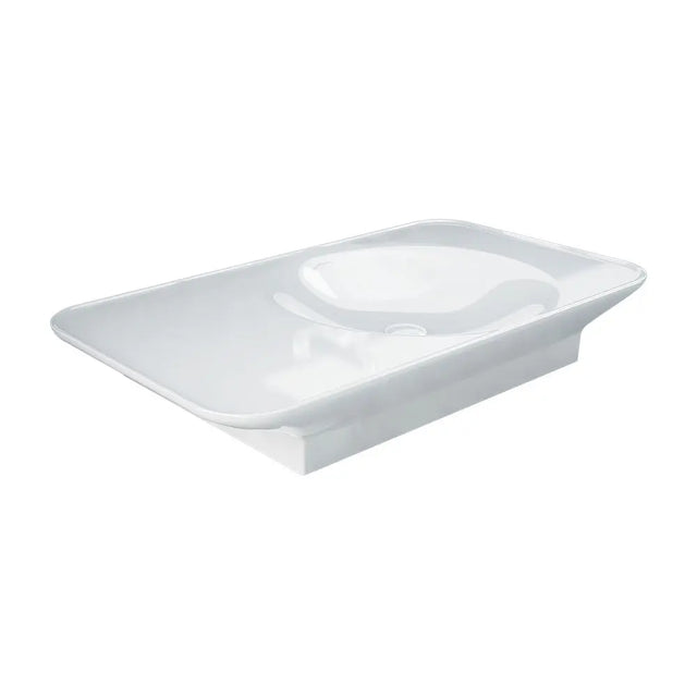 RAK Valet Right-Hand Wall Hung Basin, Alpine Gloss White fienza