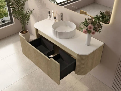 Rome 1200mm Wall-Hung Cabinet - Bur Oak mercioaustralia
