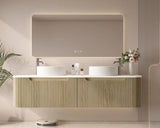 Rome 1800mm Wall-Hung Cabinet - Bur Oak mercioaustralia