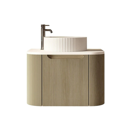 Rome 600mm Wall-Hung Cabinet - Bur Oak mercioaustralia
