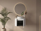 Rome 600mm Wall-Hung Cabinet - Matt White mercioaustralia