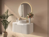 Rome 900mm Wall-Hung Cabinet - Matt White mercioaustralia