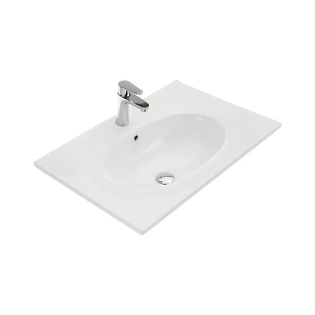 Rotondo Full Depth Ceramic Basin Top 600 fienza