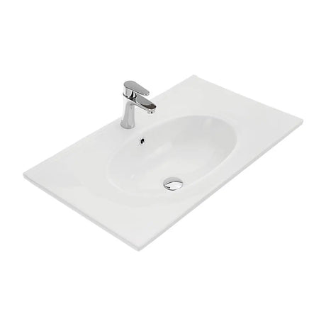 Rotondo Full Depth Ceramic Basin Top 750 fienza