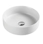 Sasso 34 Counter-top Round Basin - Matt White mercioaustralia