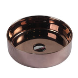 Sasso 34 Counter-top Round Basin - Posh Gold mercioaustralia
