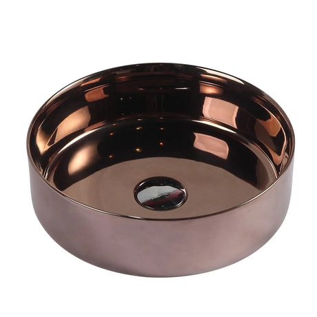 Sasso 34 Counter-top Round Basin - Posh Gold mercioaustralia