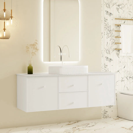 Seattle 1500mm Wall-Hung Cabinet - Matt White mercioaustralia