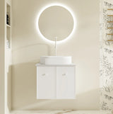 Seattle 600mm Wall-Hung Cabinet - Matt White mercioaustralia