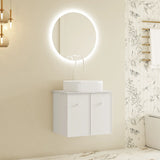Seattle 600mm Wall-Hung Cabinet - Matt White mercioaustralia