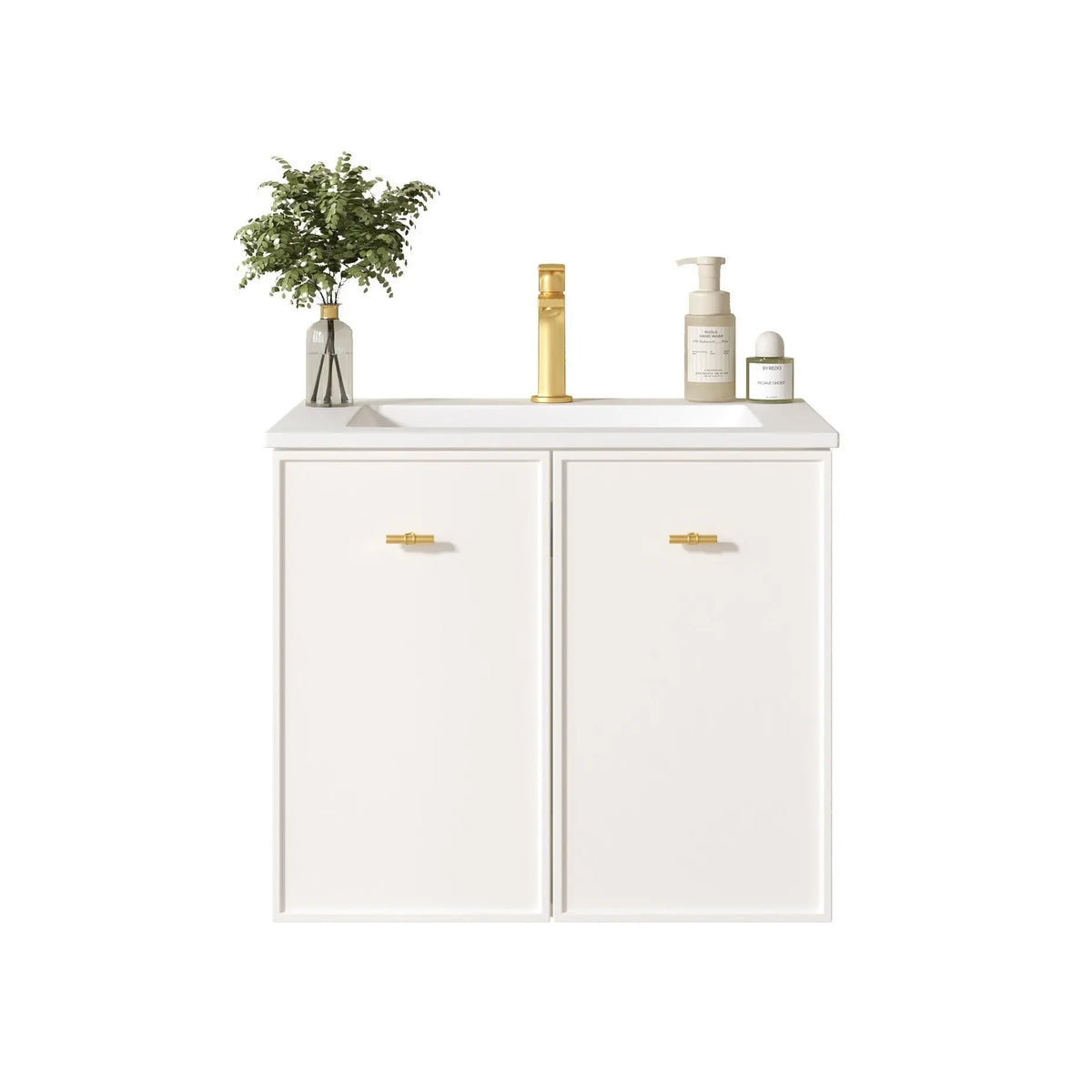 Seattle 600mm Wall-Hung Cabinet - Matt White mercioaustralia