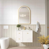 Seattle 750mm Wall-Hung Cabinet - Matt White mercioaustralia
