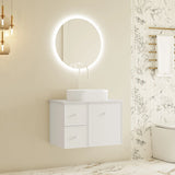Seattle 750mm Wall-Hung Cabinet - Matt White mercioaustralia