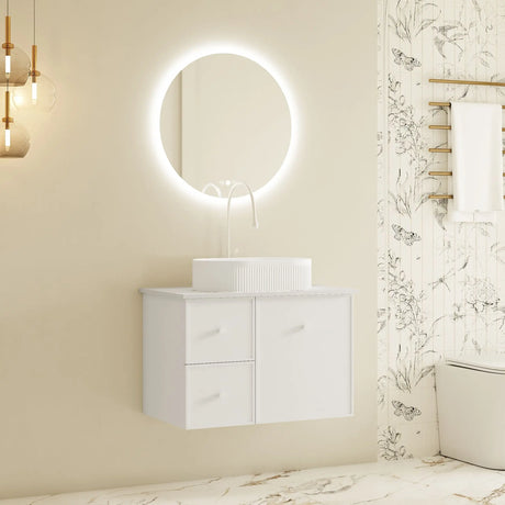 Seattle 750mm Wall-Hung Cabinet - Matt White mercioaustralia
