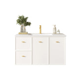 Seattle 900mm Wall-Hung Cabinet - Matt White mercioaustralia