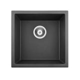 Matte Black Single Bowl Quartz Sink 660*460*225mm Poseidonbk