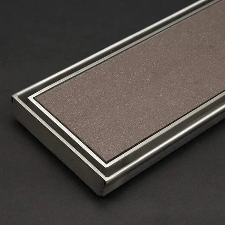 Wide Silver Tile Insert Floor Grate 600~3000 (L) X 100 (W) MM Somer