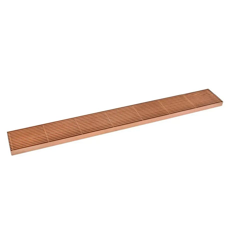Wide Rose Gold Linear Floor Grate 800~900 (L) X 100 (W) MM Somer