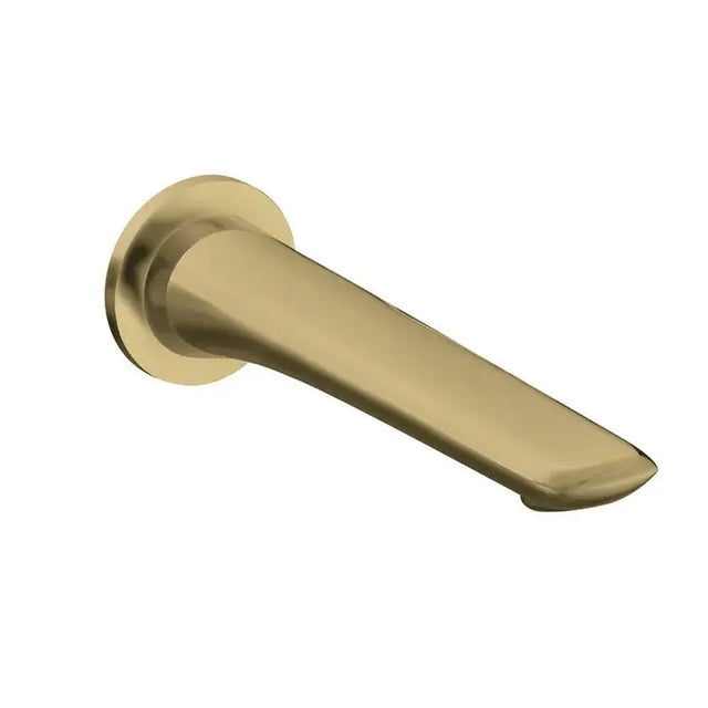 Bellino Brushed Yellow Gold Wall Bath / Spout Aquaperla
