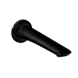Bellino High Gloss Black Wall Bath/Spout Aquaperla