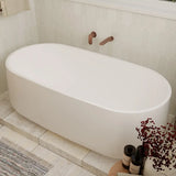 Rondo Swivel Bath Outlet, Brushed Copper fienza