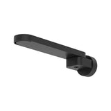 Rondo Swivel Bath Outlet, Matte Black fienza