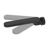 Rondo Swivel Bath Outlet, Matte Black fienza