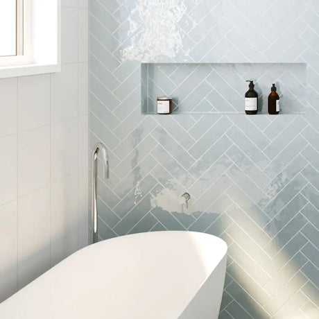 Kaya Gooseneck Floor Mounted Bath Outlet, Chrome fienza