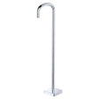 Tono Floor Mounted Bath Outlet, Chrome fienza