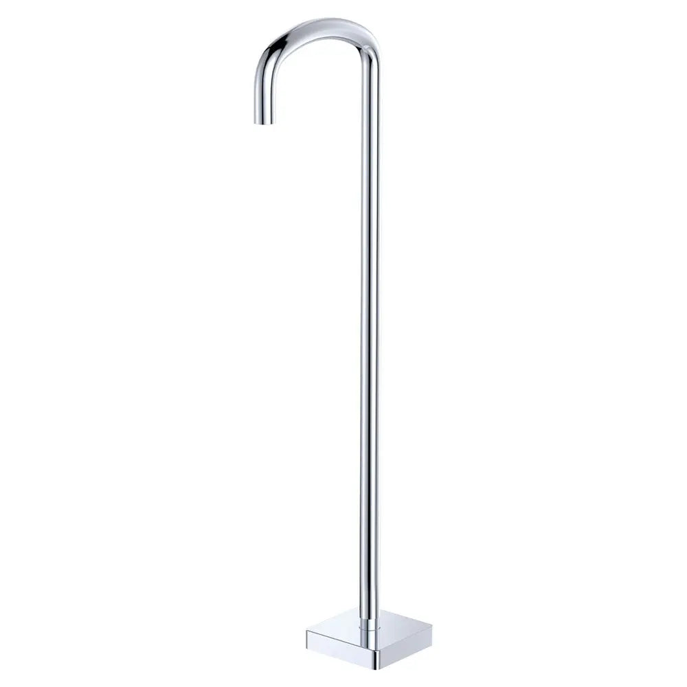 Tono Floor Mounted Bath Outlet, Chrome fienza