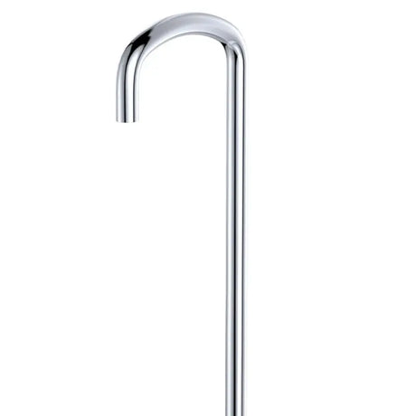 Tono Floor Mounted Bath Outlet, Chrome fienza
