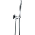 Chrome Shower Rail with Handheld Shower Aquaperla