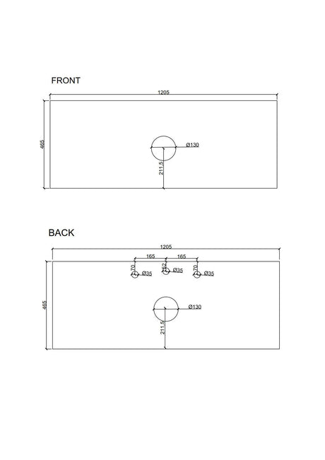 Bella 1200mm Freestanding Cabinet - Notaio Walnut mercioaustralia