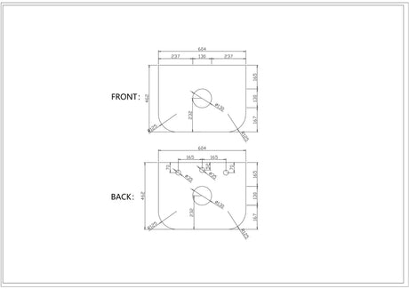 600mm Stone Top - Silica Free Quartz Stone mercioaustralia