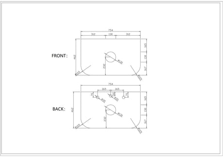 750mm Stone Top- Silica Free Quartz Stone mercioaustralia
