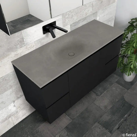 Satori Moulded Basin Top 750, Warm Grey fienza