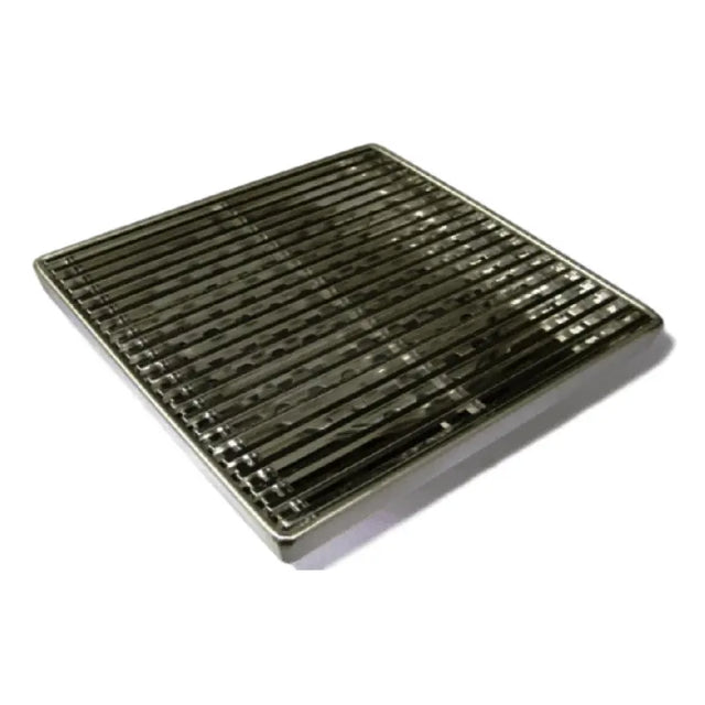 115mm Chrome Grill Square Floor Waste Somer