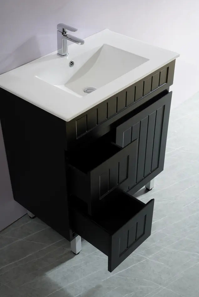 ACACIA SHAKER PVC Floor Vanity 750 Poseidon
