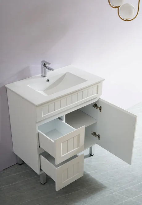 ACACIA SHAKER PVC Floor Vanity 750 Poseidon