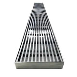 Wide Silver Linear Floor Grate 600~3000 (L) X 100 (W) MM Somer