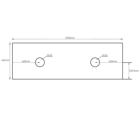 Fremantle PVC Wall Hung Cabinet Vanity 1500mm (Matte White) (Single/Double Bowl) Poseidon