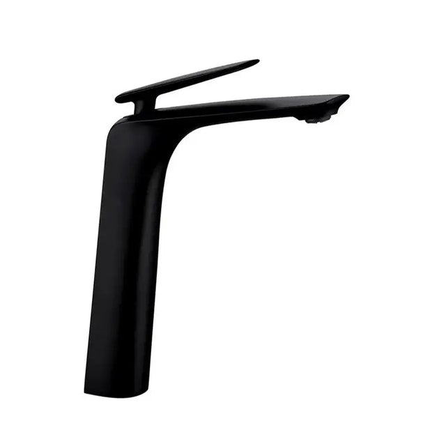 Bellino Matte Black Tall Basin Mixer Aquaperla