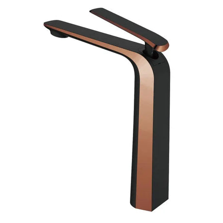 ESPERIA - Black & Rose Gold Basin Mixer Aquaperla