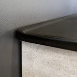 Dolce Matte Black Full Depth Ceramic Basin Top 1200 fienza