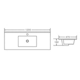 Bella 1200mm Freestanding Cabinet - Notaio Walnut mercioaustralia