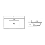 Bella 900mm Freestanding Cabinet - Notaio Walnut mercioaustralia