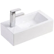 Linea Left-Hand Wall Basin fienza